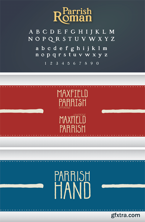P22 Parrish Font Family