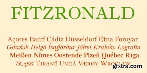 Fitzronald Font Family