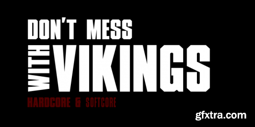 XXII Don\'t Mess With Vikings Font