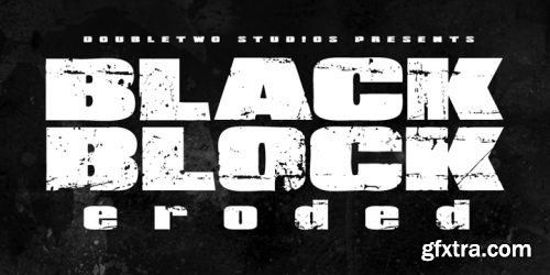 XXII Black Block Font Family