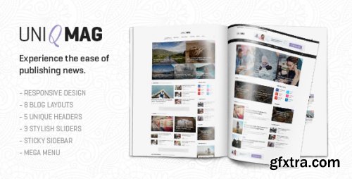 ThemeForest - UniqMag v1.0 - Ease of Publishing News - 14009989
