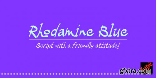 Rhodamine Blue Font