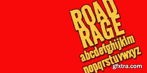 RoadRage Font