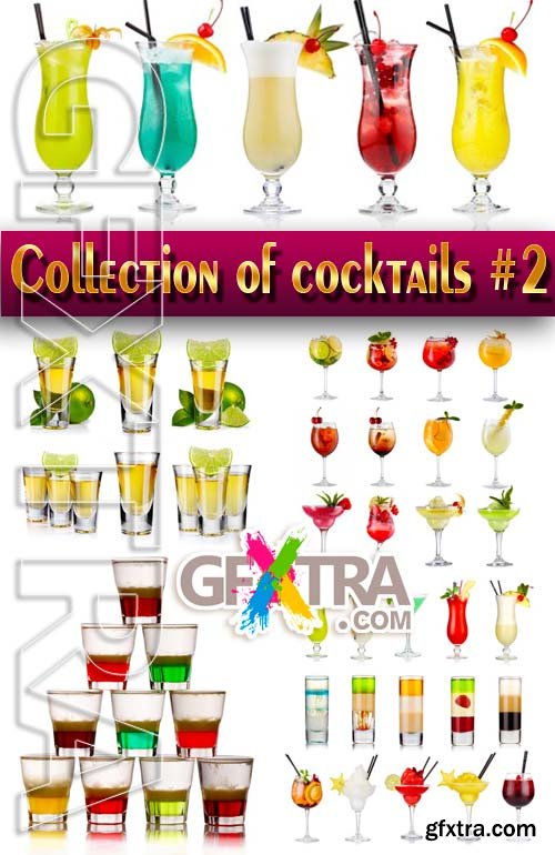 Drinks. Mega Collection. Cocktails #2 - Stock Photo