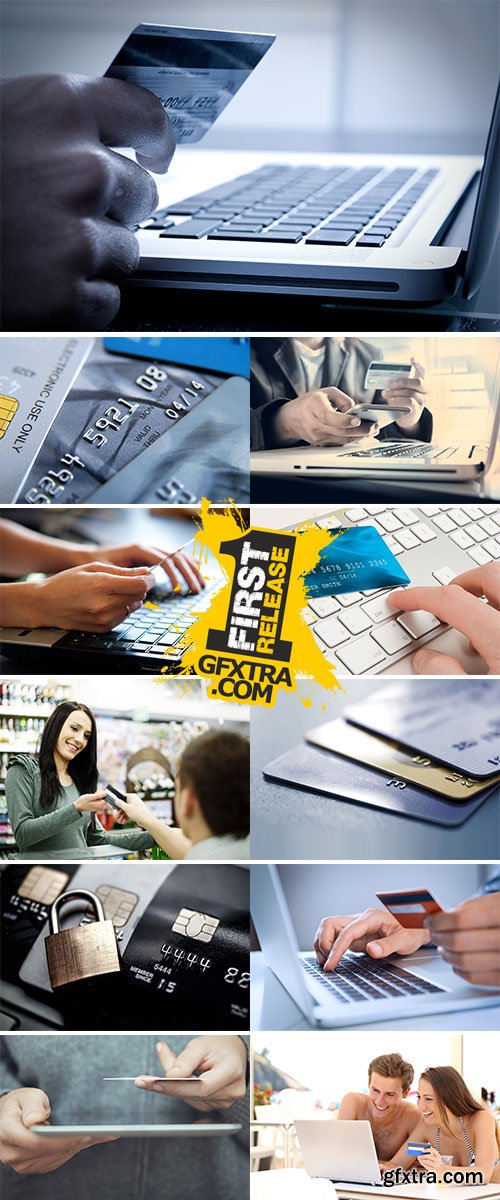 Stock Image Paying with credit card