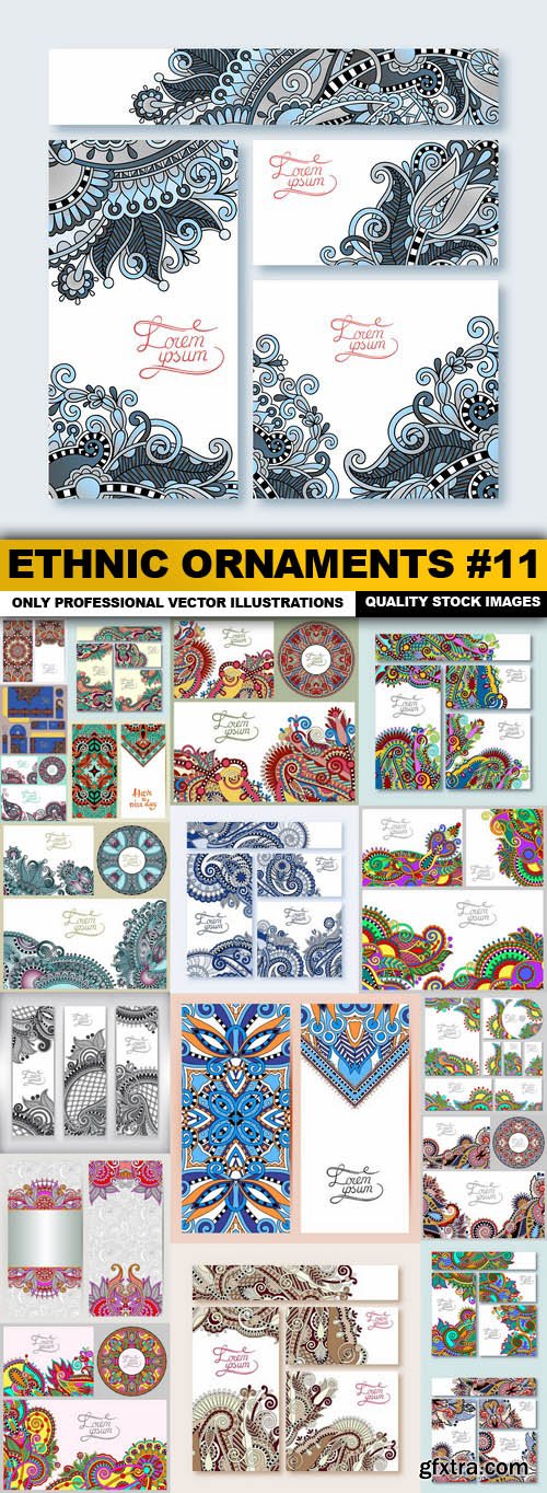 Ethnic Ornaments #11 - 20 Vector