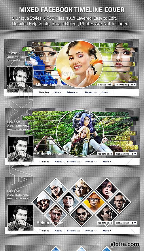 GraphicRiver - Mixed Facebook Timeline Cover Preview 7294996