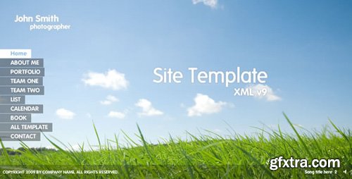 Flash Site Template XML v9 - Activeden 119171
