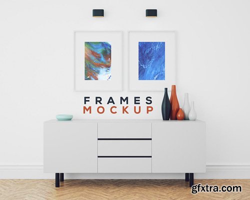 Double Frame Mock-up Template