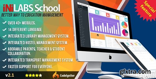 CodeCanyon - Inilabs School v2.1 - Management System Express - 11630340