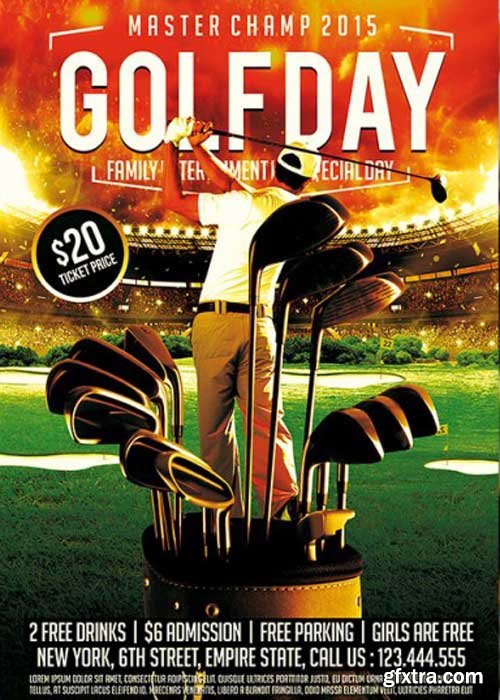 Golf Day Premium Flyer Template