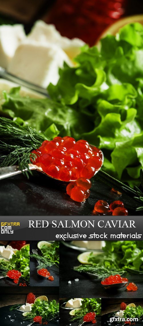 Red Salmon Caviar - 6 UHQ JPEG