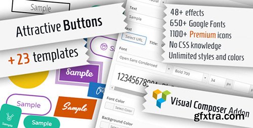 CodeCanyon - Attractive Buttons for Visual Composer v1.0.3 - 8946784