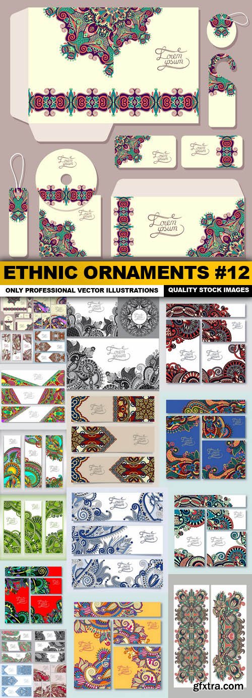 Ethnic Ornaments #12 - 20 Vector