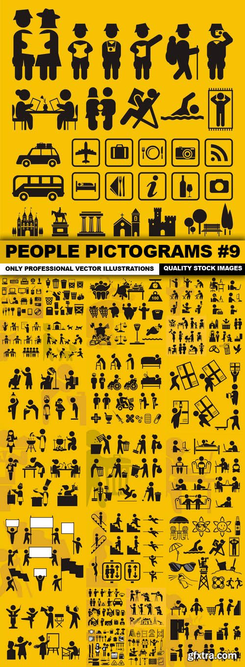 People Pictograms #9 - 25 Vector