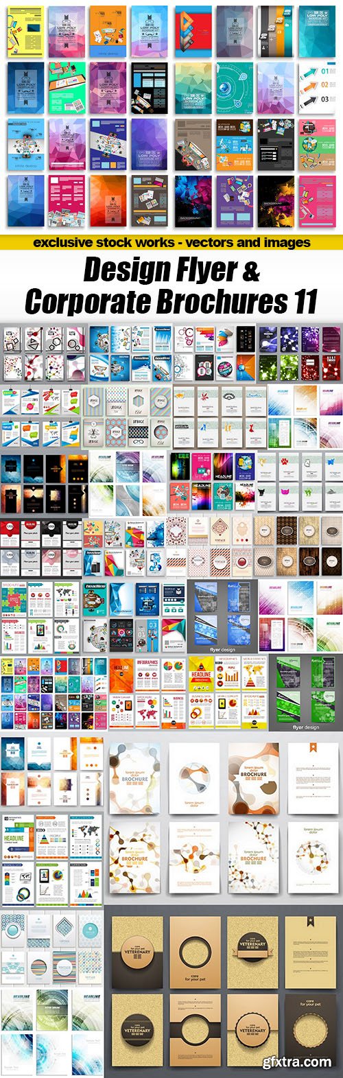 Design Flyer & Corporate Brochures 11 - 30xEPS