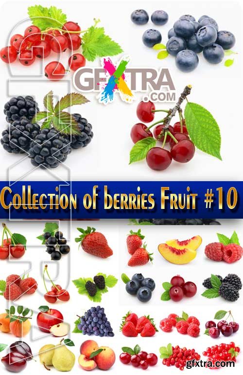 Food. Mega Collection of berries and Fruit #10 - Stock Photo