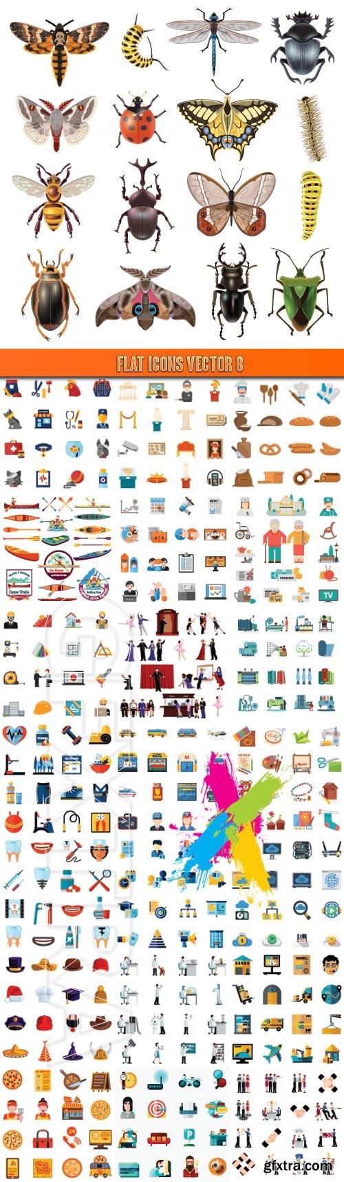 Flat icons vector 8