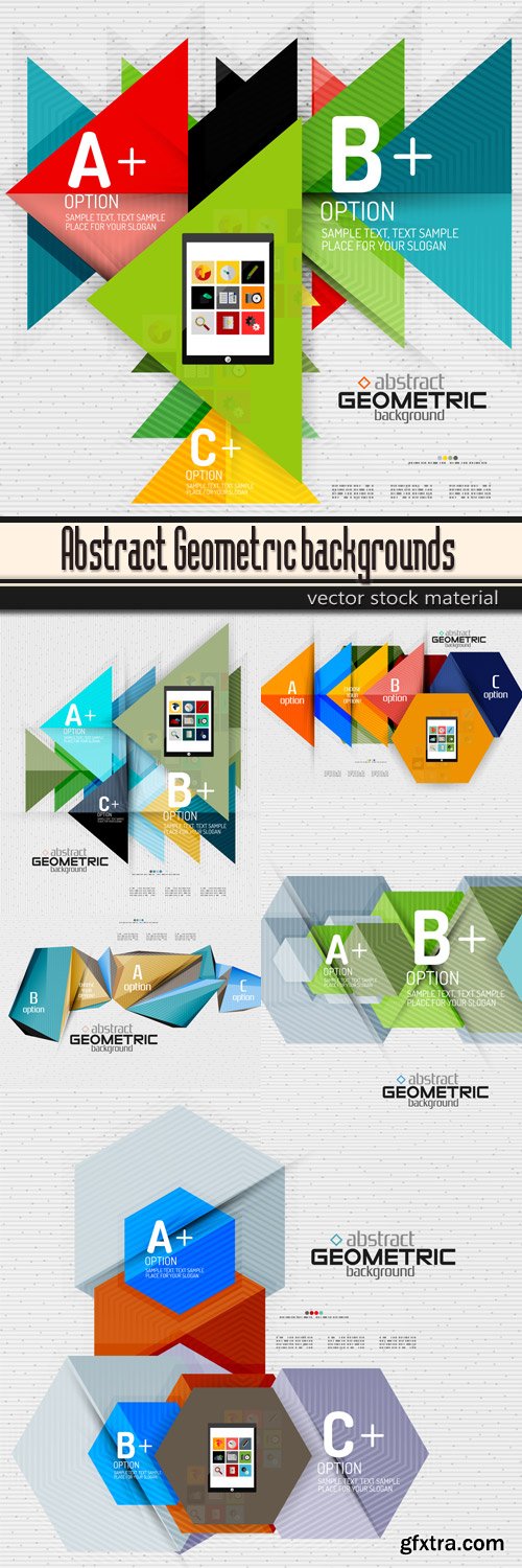 Abstract Geometric backgrounds
