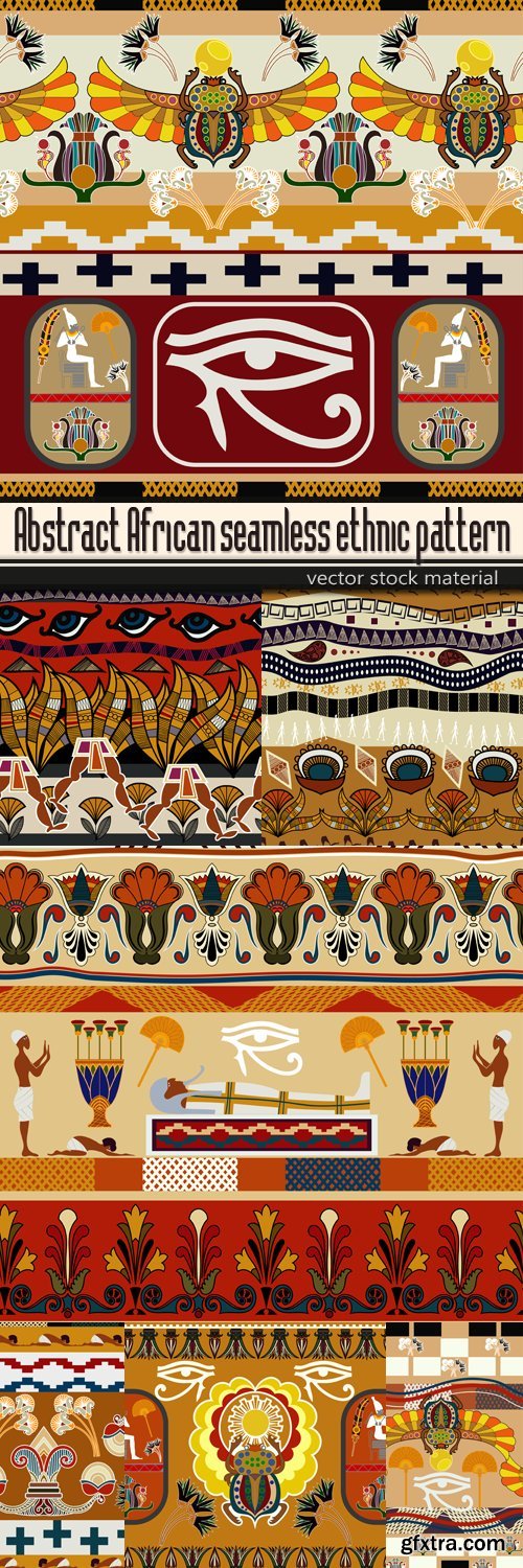 Abstract African seamless ethnic pattern