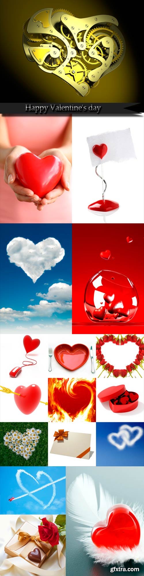 Happy Valentine\'s Day Raster Graphics 25xJPG
