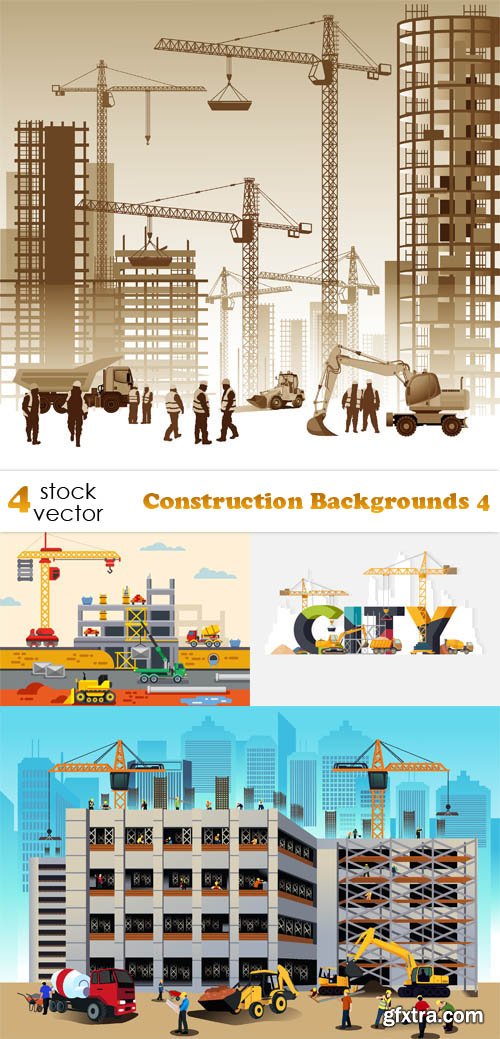 Vectors - Construction Backgrounds 4