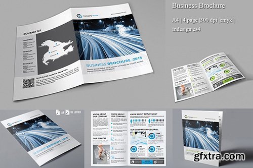 CreativeMarket Bifold Business Brochure
