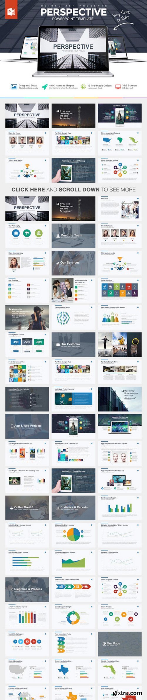 CM - Perspective Powerpoint Template 514973