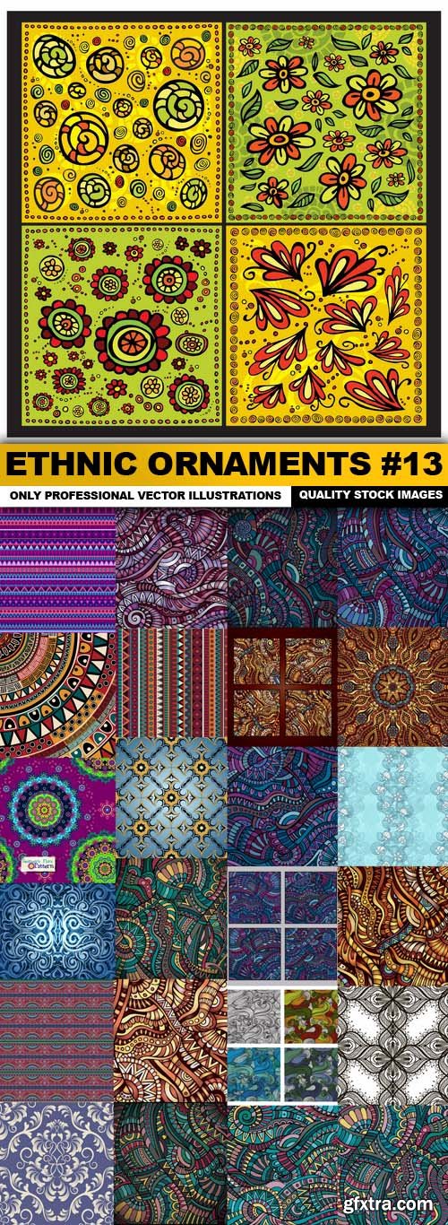 Ethnic Ornaments #13 - 25 Vector