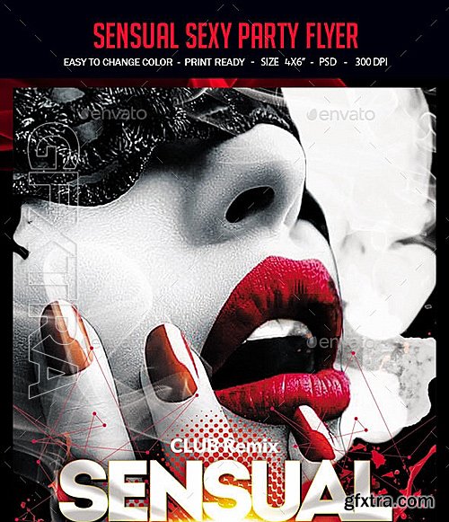 GraphicRiver - Sensual Sexy Party Flyer 12837822