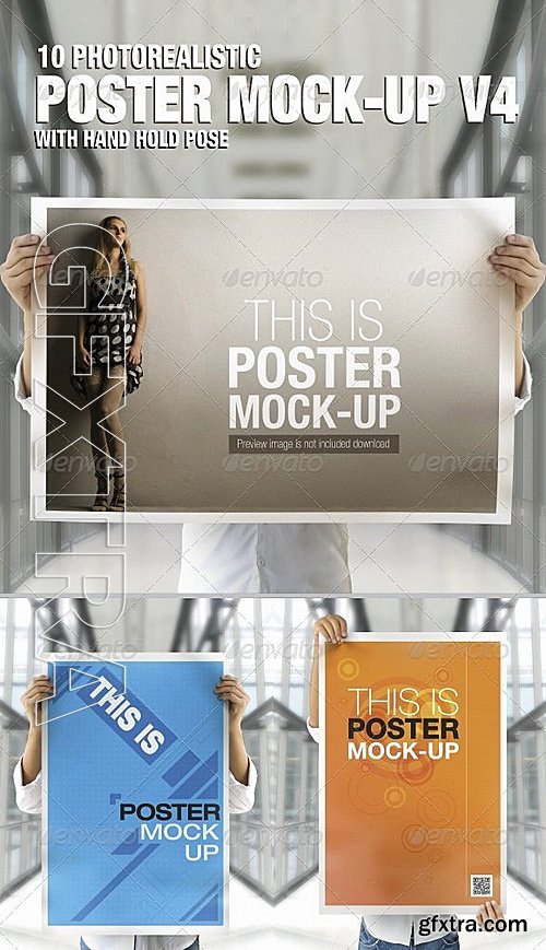 GraphicRiver - Poster Mock-Up V4 5107575