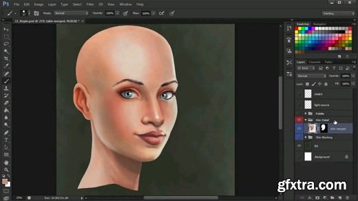 Methods for Painting Realistic Skin Tones