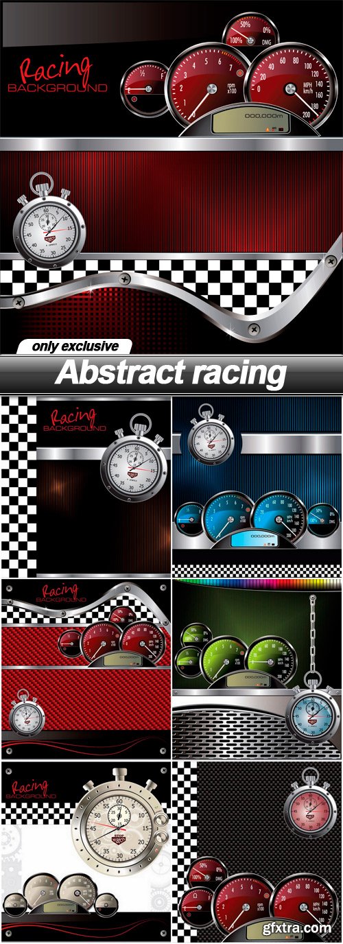 Abstract racing - 7 EPS