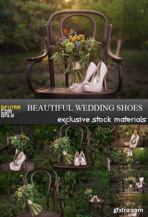 Beautiful Wedding Shoes - 8 UHQ JPEG