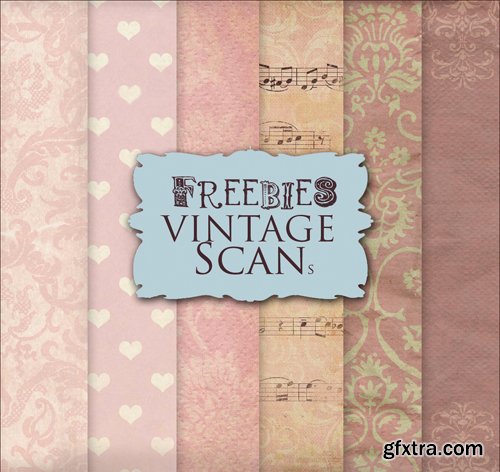 Background Textures in Vintage Style - Romantic Day