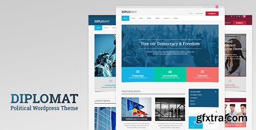 ThemeForest - Diplomat v1.0.9 - Political Candidate / Party WordPress Theme - 11007888