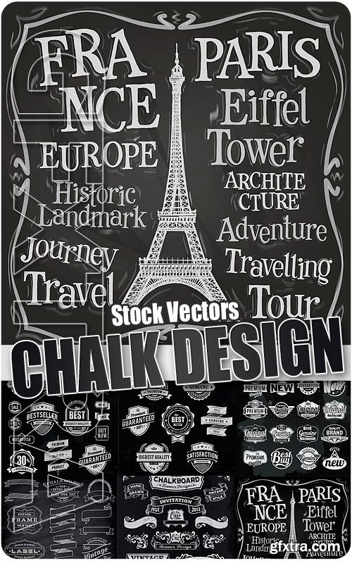 Chalk design 3 - Stock Vectors