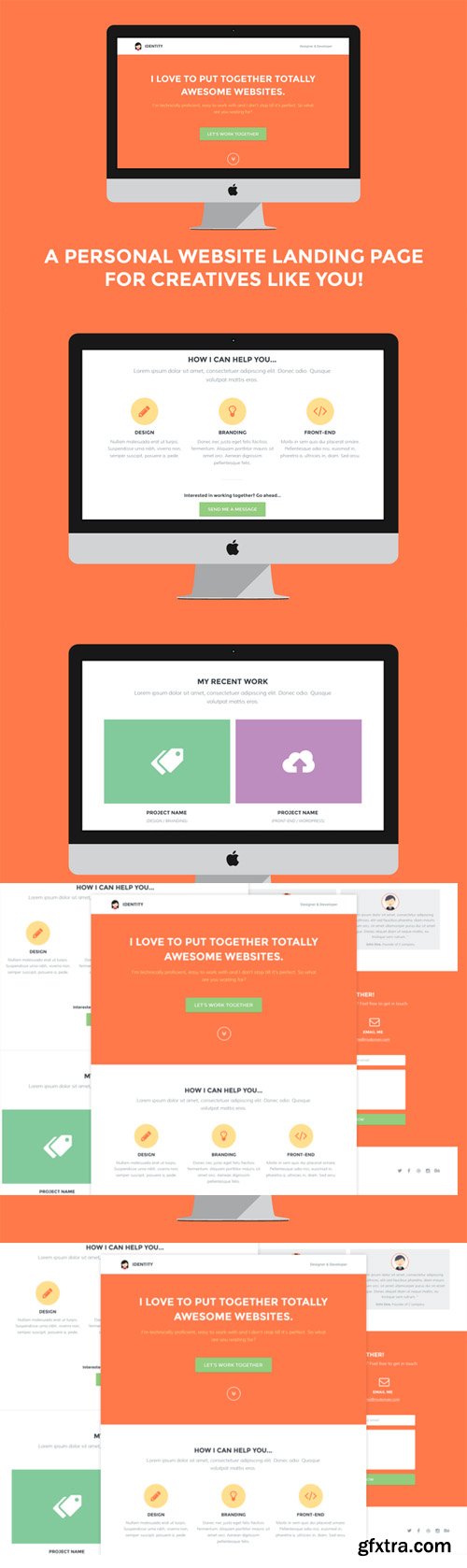 Identity: Personal Site Landing Page - CM 241869