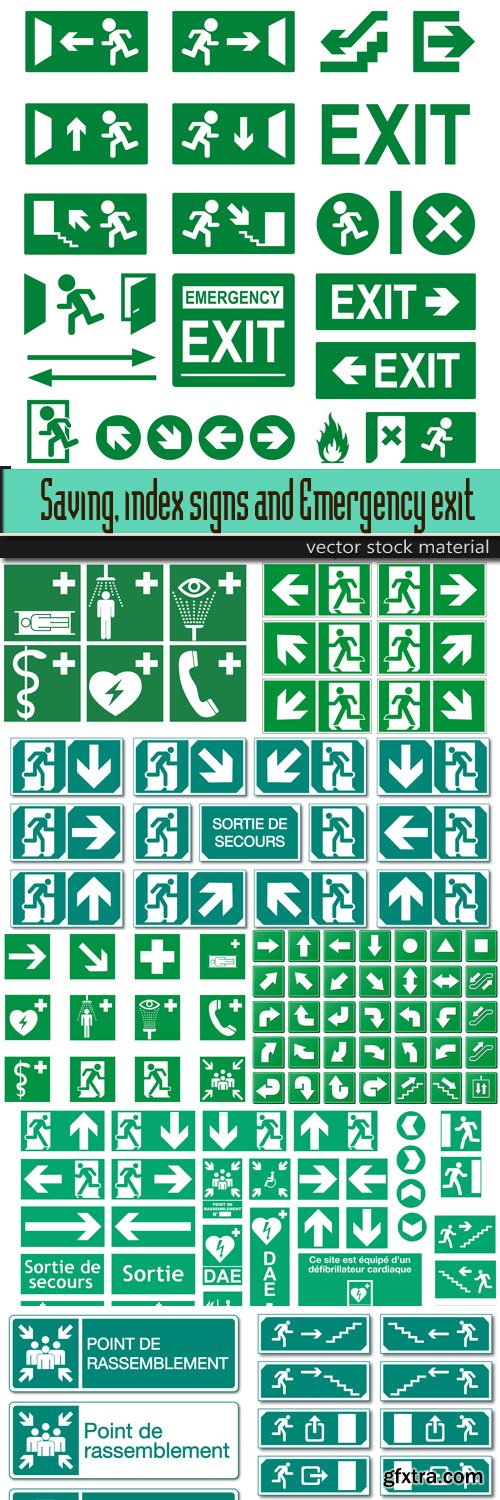 Saving, index signs and Emergency exit