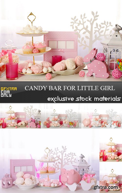Candy Bar for Little Girl - 6 UHQ JPEG