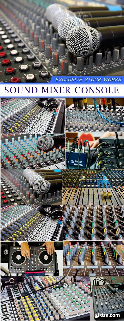 sound mixer console 12X JPEG