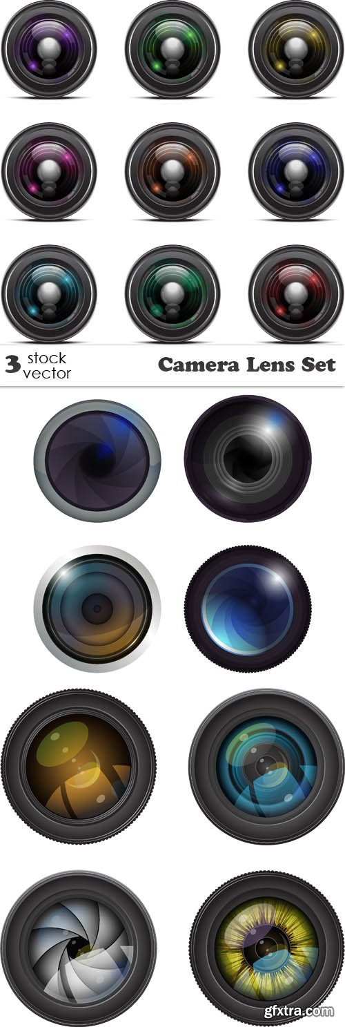 Vectors - Camera Lens Set