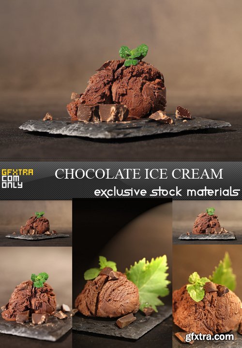 Chocolate Ice Cream - 5 UHQ JPEG