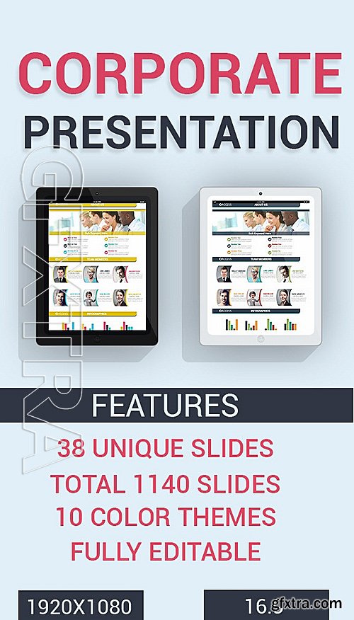 GraphicRiver - Corporate Presentation Powerpoint Template 11708340