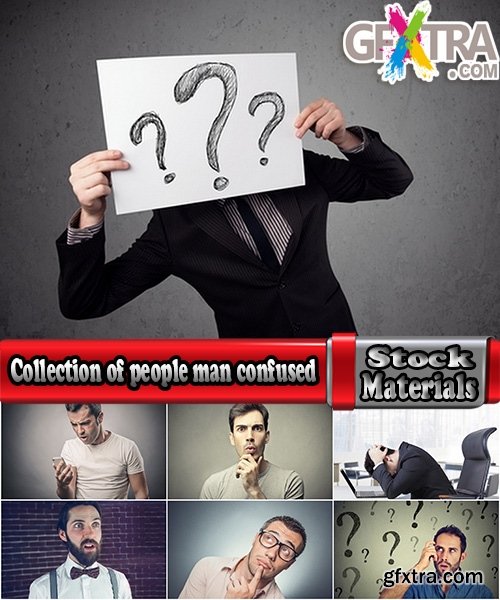 Collection of people man confused surprise anxiety 25 HQ Jpeg