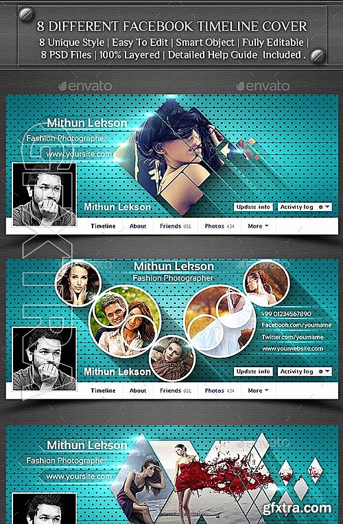 GraphicRiver - 8 Different Facebook Timeline Cover 10955894