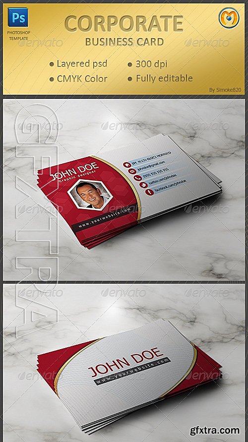GraphicRiver - Corporate Business Card V3 5786799