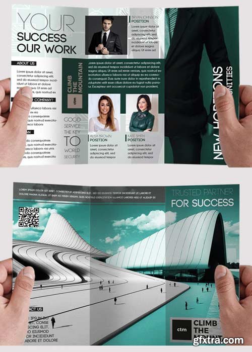 Corporate – Tri-Fold Brochure PSD Template