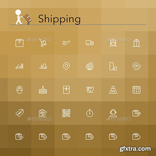 Graphicriver Shipping Icons 8795362