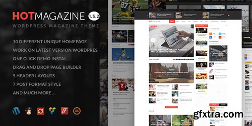 Themeforest Hotmagazine - News & Magazine WordPress Theme 14747026